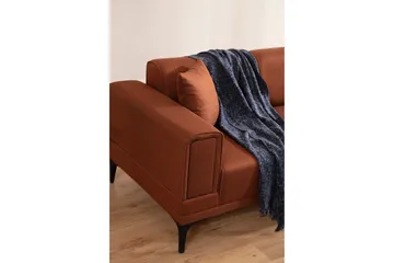 Naoko Sovesofa med divan - Rød - Møbler - Sofaer - Sovesofaer - Hjørnesovesofa