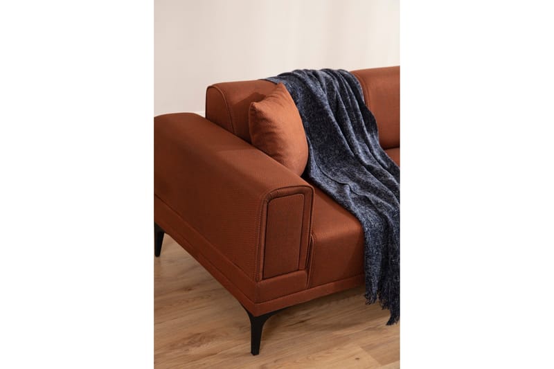 Naoko Sovesofa med divan - Rød - Møbler - Sofaer - Sovesofaer - Hjørnesovesofa