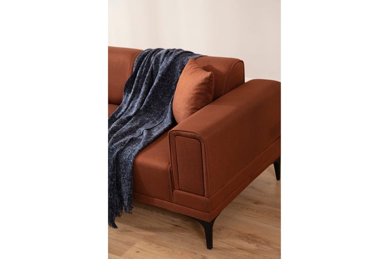 Naoko Sovesofa med divan - Rød - Møbler - Sofaer - Sovesofaer - Hjørnesovesofa