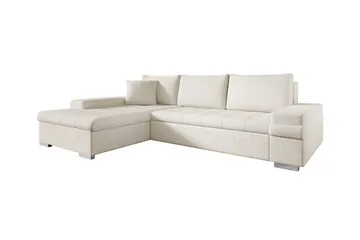 Naoma 3-sits Hörnbäddsoffa NO_BRAND Acacia||White - Møbler - Sofaer - Sovesofaer - Sovesofa divan