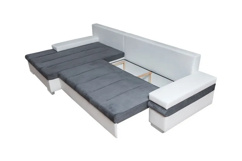 Naoma 3-sits Hörnbäddsoffa NO_BRAND Beige - Møbler - Sofaer - Sovesofaer - Sovesofa divan