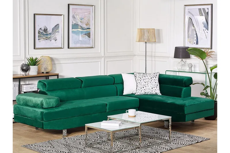 Norreia 5-seters Hjørnesovesofa Venstre - Møbler - Sofaer - Sovesofaer - Hjørnesovesofa