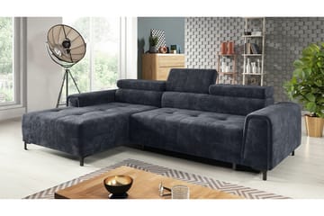 Rathkeale 3-sits Hörnbäddsoffa Black - Møbler - Sofaer - Sovesofaer - Hjørnesovesofa
