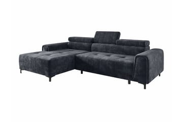 Rathkeale 3-sits Hörnbäddsoffa Black - Møbler - Sofaer - Sovesofaer - Hjørnesovesofa