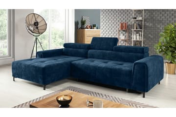 Rathkeale 3-sits Hörnbäddsoffa Dark blue - Møbler - Sofaer - Sovesofaer - Sovesofa divan