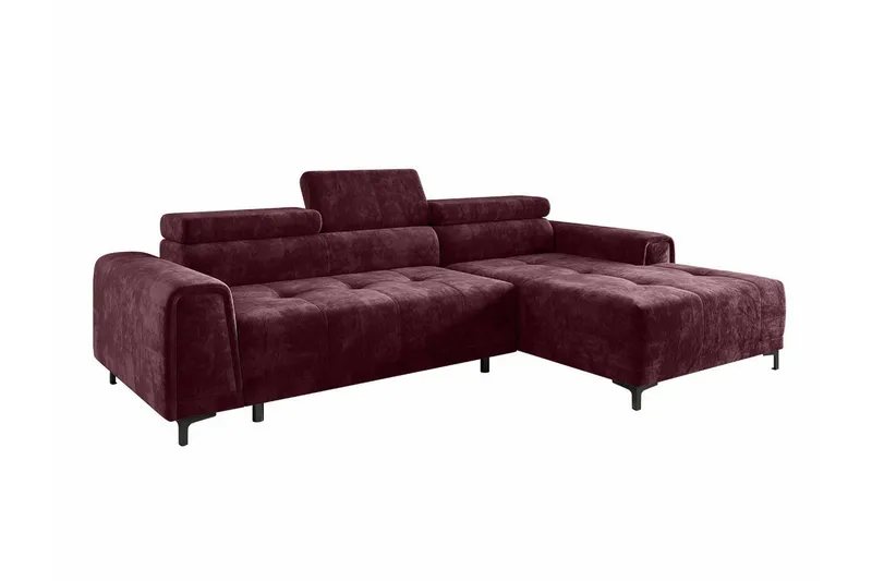 Rathkeale 3-sits Hörnbäddsoffa Dark purple