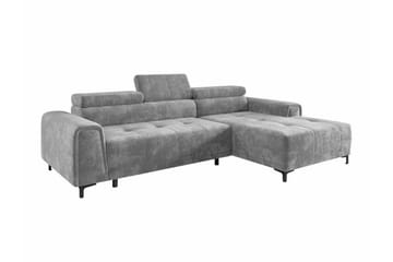 Rathkeale 3-sits Hörnbäddsoffa Ljusgrå - Møbler - Sofaer - Sovesofaer - Hjørnesovesofa