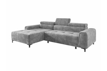 Rathkeale 3-sits Hörnbäddsoffa Ljusgrå - Møbler - Sofaer - Sovesofaer - Hjørnesovesofa