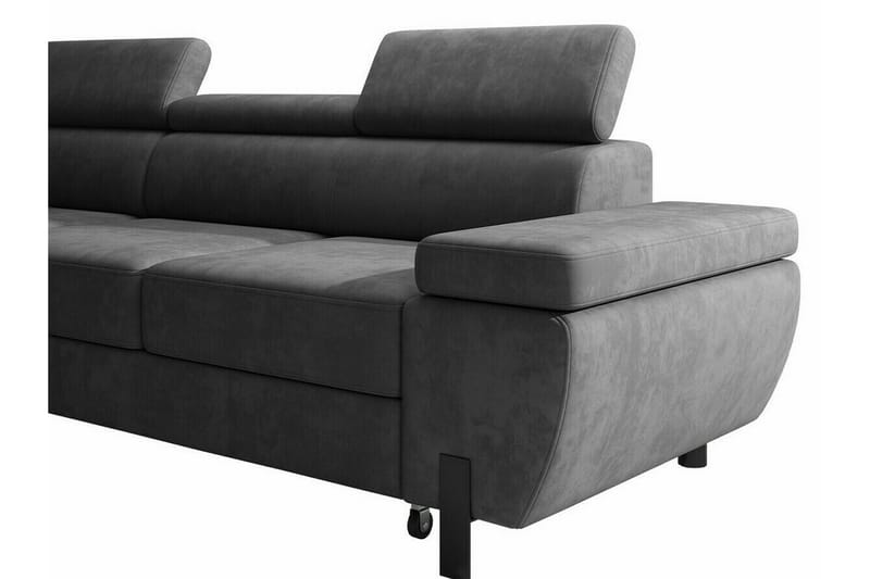 Rathkeale 4-sits Hörnbäddsoffa Dark blue - Møbler - Sofaer - Sovesofaer - Hjørnesovesofa