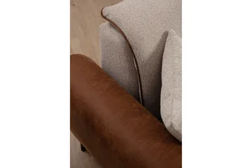 Rebelo Sovesofa med divan - Beige - Møbler - Sofaer - Sovesofaer - Hjørnesovesofa