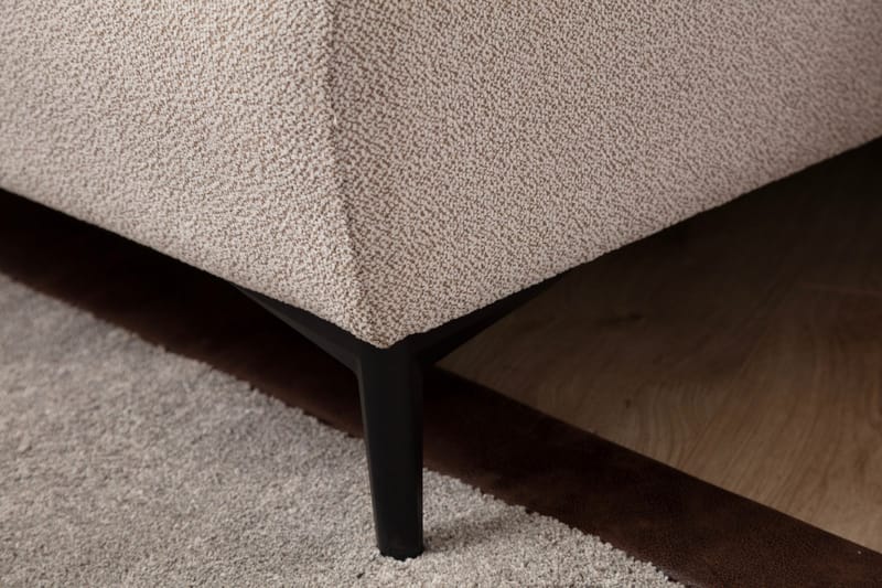 Rebelo Sovesofa med divan - Beige - Møbler - Sofaer - Sovesofaer - Hjørnesovesofa
