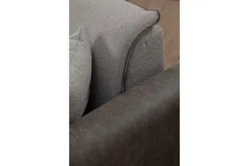 Rebelo Sovesofa med divan - Grå - Møbler - Sofaer - Sovesofaer - Hjørnesovesofa