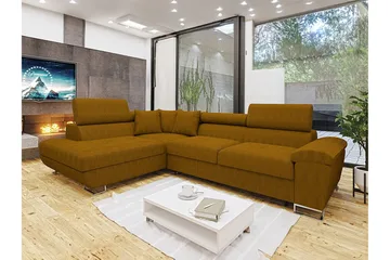 Reginia 3-seters Hjørnesovesofa - Møbler - Sofaer - Sovesofaer - Hjørnesovesofa