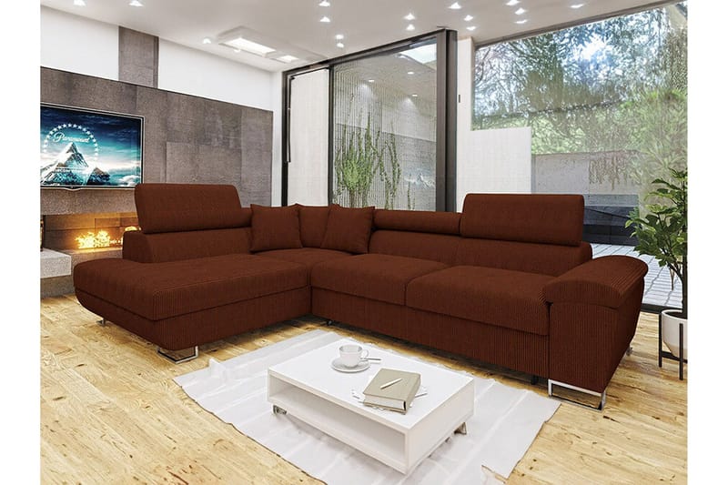Reginia 3-seters Hjørnesovesofa - Møbler - Sofaer - Sovesofaer - Hjørnesovesofa