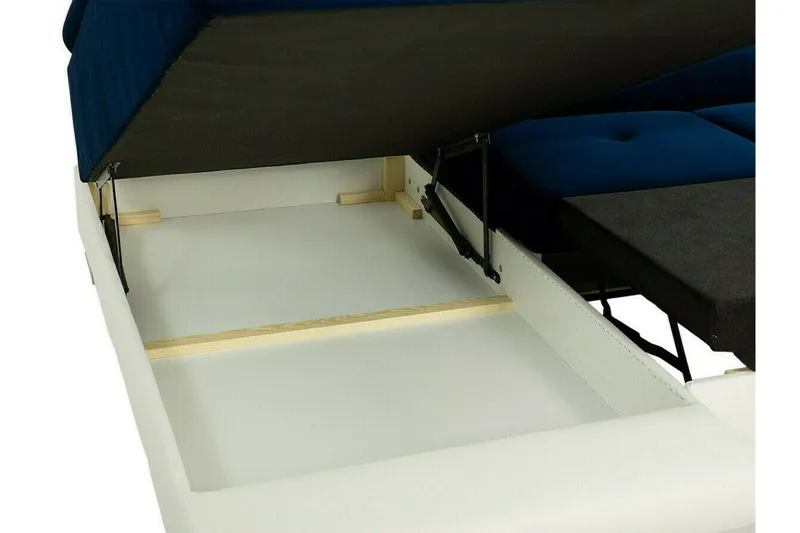 Reginia 3-sits Hörnbäddsoffa Ljusgrå - Møbler - Sofaer - Sovesofaer - Hjørnesovesofa