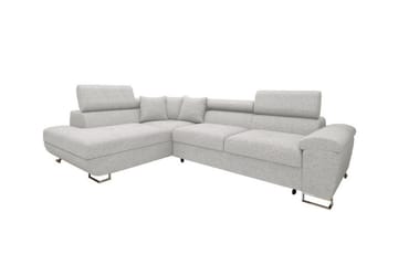 Reginia 3-sits Hörnbäddsoffa NO_BRAND White - Møbler - Sofaer - Sovesofaer - Hjørnesovesofa