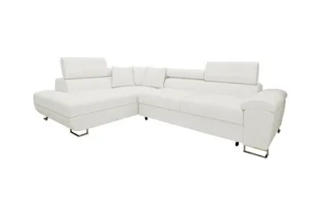 Reginia 3-sits Hörnbäddsoffa White - Møbler - Sofaer - Sovesofaer - Hjørnesovesofa