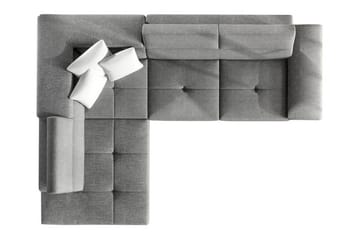Reginia 3-sits Hörnbäddsoffa White - Møbler - Sofaer - Sovesofaer - Hjørnesovesofa