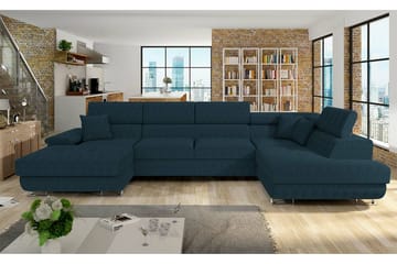 Reginia 4-seters Hjørnesovesofa - Møbler - Sofaer - Sovesofaer - Hjørnesovesofa