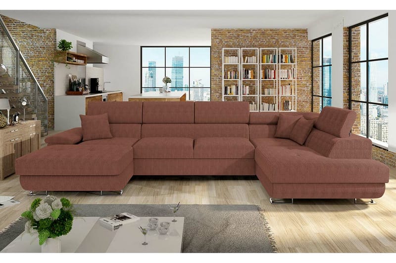 Reginia 4-seters Hjørnesovesofa - Møbler - Sofaer - Sovesofaer - Sovesofa divan