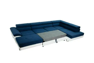 Reginia 4-sits Hörnbäddsoffa 375 cm NO_BRAND Dark blue - Møbler - Sofaer - Sovesofaer - Sovesofa divan