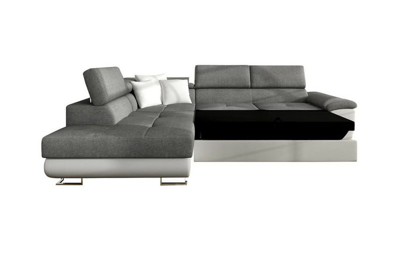 Reginia 4-sits Hörnbäddsoffa Light green - Møbler - Sofaer - Sovesofaer - Hjørnesovesofa