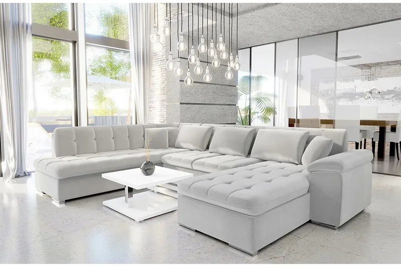 Sakri 5-seters Hjørnesovesofa - Møbler - Sofaer - Sovesofaer - Hjørnesovesofa