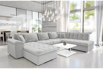 Sakri 5-seters Hjørnesovesofa - Møbler - Sofaer - Sovesofaer - Hjørnesovesofa