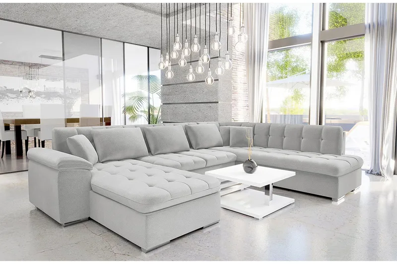 Sakri 5-seters Hjørnesovesofa - Møbler - Sofaer - Sovesofaer - Hjørnesovesofa