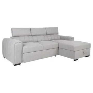 Hjørnesovesofa Selmar Høyre - Grå - Møbler - Sofaer - Sovesofaer - Hjørnesovesofa