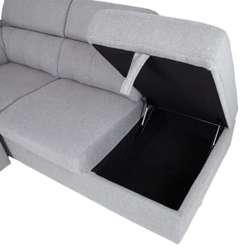 Hjørnesovesofa Selmar Høyre - Grå - Møbler - Sofaer - Sovesofaer - Hjørnesovesofa