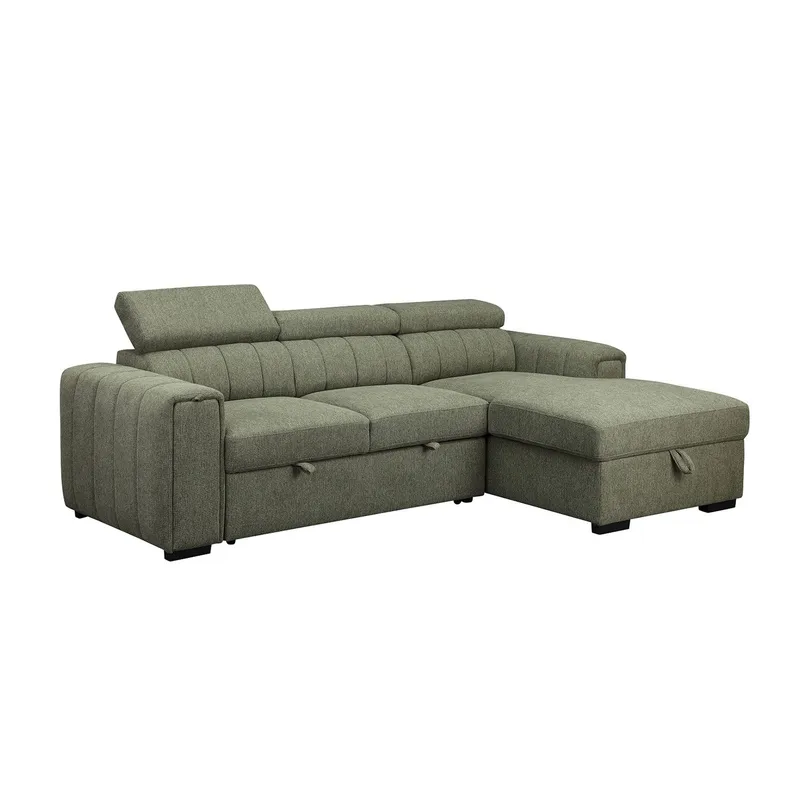 Hjørnesovesofa Selmar Høyre, Lysegrønn