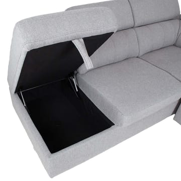 Hjørnesovesofa Selmar Venstre - Grå - Møbler - Sofaer - Sovesofaer - Hjørnesovesofa