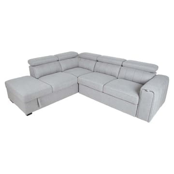 Hjørnesovesofa Selmar Venstre - Grå - Møbler - Sofaer - Sovesofaer - Hjørnesovesofa