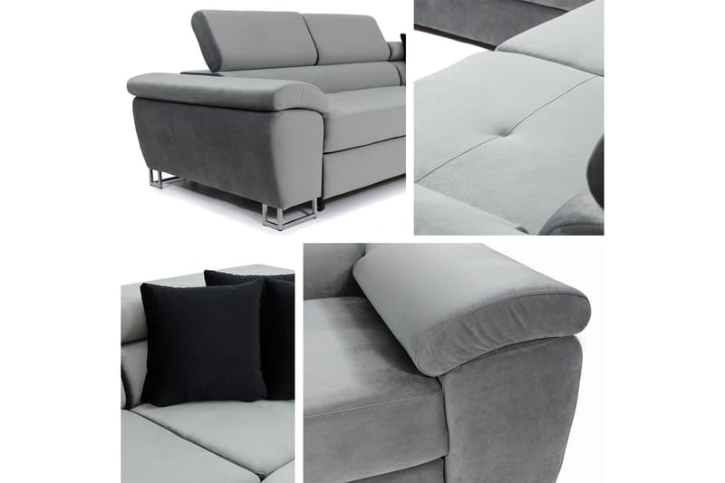 Sovesofa 4-seters L-formet 275x275 cm Universal - Hjørnesovesofa