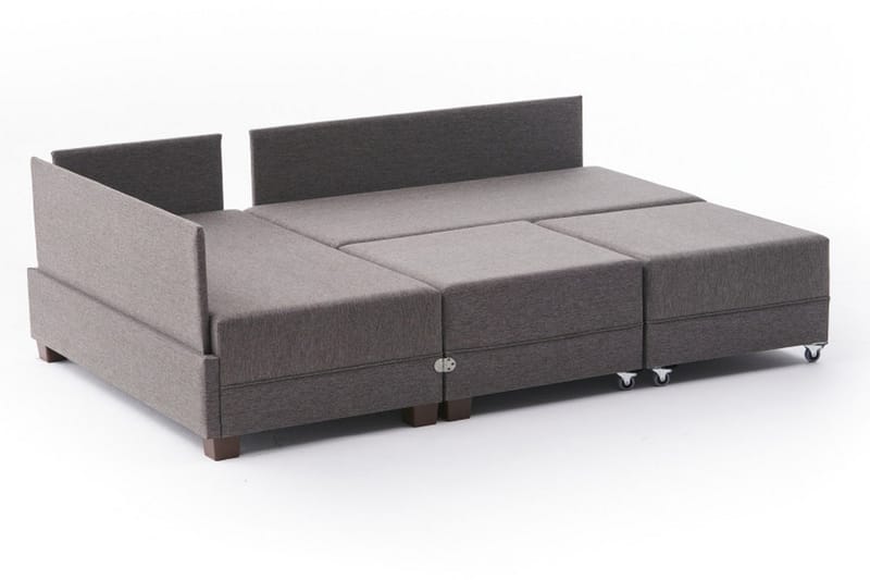 Sovesofa Bulgaria - Grå - Møbler - Sofaer - Sovesofaer - Hjørnesovesofa