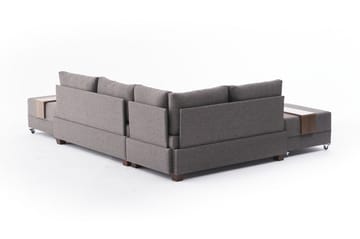 Sovesofa Bulgaria - Grå - Møbler - Sofaer - Sovesofaer - Hjørnesovesofa