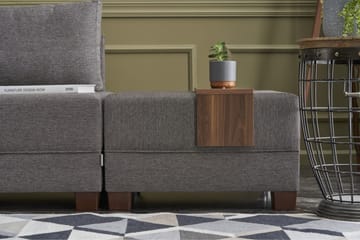 Sovesofa Bulgaria - Grå - Møbler - Sofaer - Sovesofaer - Hjørnesovesofa