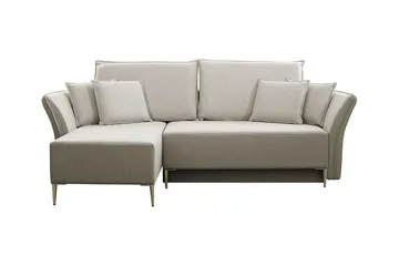 Staffin 3-sits Hörnbäddsoffa beige - Møbler - Sofaer - Sovesofaer - Hjørnesovesofa