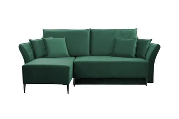 Staffin 3-sits Hörnbäddsoffa Dark green - Møbler - Sofaer - Sovesofaer - Hjørnesovesofa