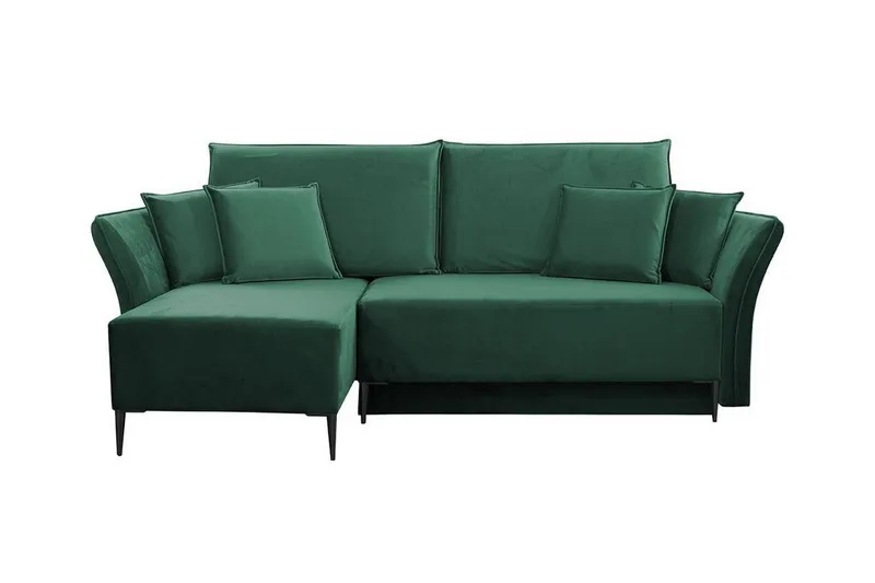 Staffin 3-sits Hörnbäddsoffa Dark green - Møbler - Sofaer - Sovesofaer - Hjørnesovesofa