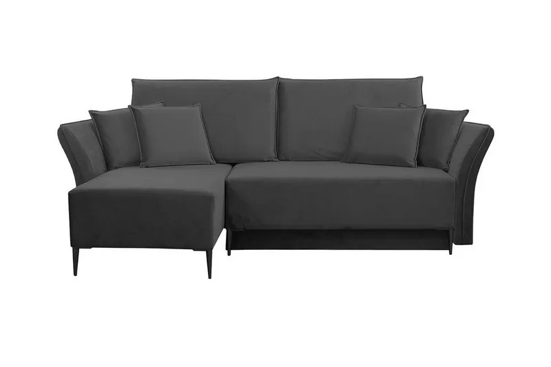 Staffin 3-sits Hörnbäddsoffa Dark grey - Møbler - Sofaer - Sovesofaer - Hjørnesovesofa
