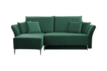Staffin 3-sits Hörnbäddsoffa Green - Møbler - Sofaer - Sovesofaer - Hjørnesovesofa