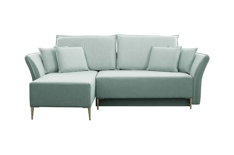 Staffin 3-sits Hörnbäddsoffa Light green - Møbler - Sofaer - Sovesofaer - Hjørnesovesofa