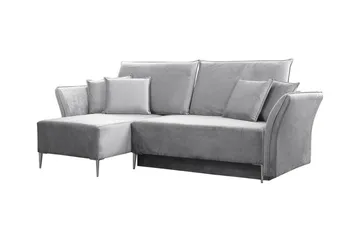 Staffin 3-sits Hörnbäddsoffa Ljusgrå - Møbler - Sofaer - Sovesofaer - Hjørnesovesofa