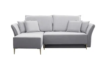 Staffin 3-sits Hörnbäddsoffa Ljusgrå - Møbler - Sofaer - Sovesofaer - Hjørnesovesofa