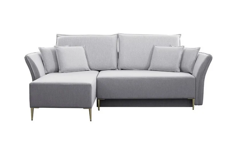 Staffin 3-sits Hörnbäddsoffa Ljusgrå - Møbler - Sofaer - Sovesofaer - Hjørnesovesofa