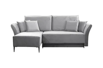 Staffin 3-sits Hörnbäddsoffa Ljusgrå - Møbler - Sofaer - Sovesofaer - Hjørnesovesofa
