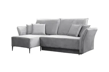 Staffin 3-sits Hörnbäddsoffa Ljusgrå - Møbler - Sofaer - Sovesofaer - Hjørnesovesofa