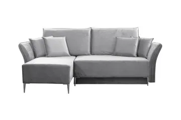Staffin 3-sits Hörnbäddsoffa Ljusgrå - Møbler - Sofaer - Sovesofaer - Hjørnesovesofa